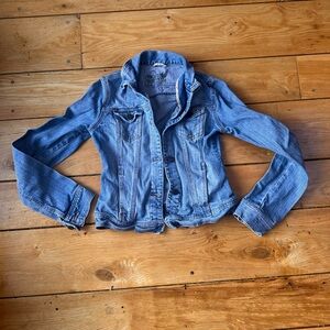 Hollister Denim Jacket Size Small Classic Blue Jean Jacket